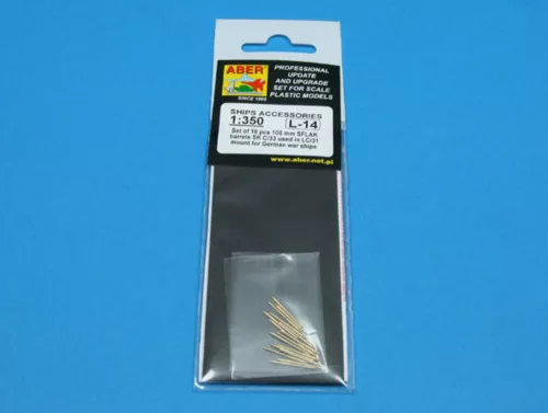 Aber Models 1:350 16 pcs 105 mm in C/37 mount for German