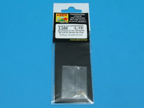 Aber Models 1:350 16 pcs 37 mm L/83 barrels SK C/30