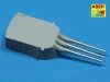 Aber Models 1:350 Set of 9 pcs 203 mm barrels for San Francisco type