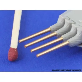   Aber Models 1:700 Set of 8 pcs 380 mm short barrels for ships Richelieu,Jean Bart