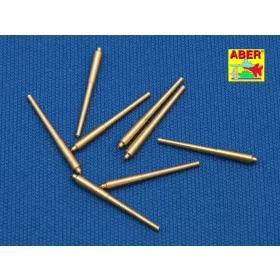   Aber Models 1:700 Set of 8 pcs 381mm long barrels for turrets without antiblast covers ships Hood