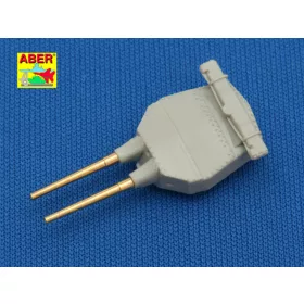   Aber Models 1:700 Set of 8 pcs 381mm short barrels for turrets with antiblast covers ships Hood