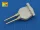 Aber Models 1:700 Set of 8 pcs 381mm short barrels for turrets with antiblast covers ships Hood