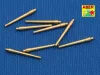 Aber Models 1:700 Set of 8 pcs 381mm short barrels for turrets with antiblast covers ships Hood