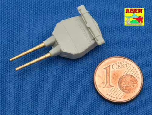 Aber Models 1:700 Set of 8 pcs 381mm short barrels for turrets with antiblast covers ships Hood