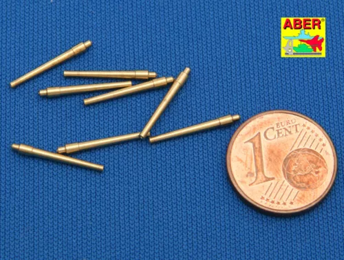 Aber Models 1:700 Set of 8 pcs 381mm short barrels for turrets with antiblast covers ships Hood