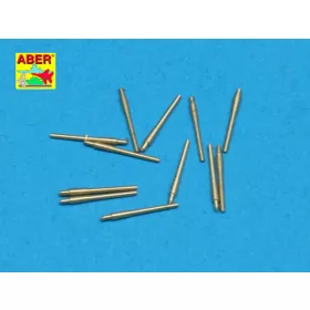 Aber Models 1:700 12 pcs 152 mm barrels for Nelson, Rodney