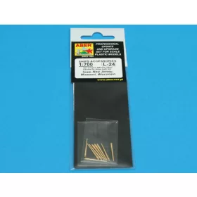 Aber Models 1:700 Set of 9 pcs 406 mm barrels for Missouri