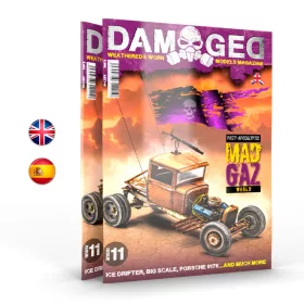   AK Interactive DAMAGED, Worn and Weathered Models Magazine - 11 (Spanish)