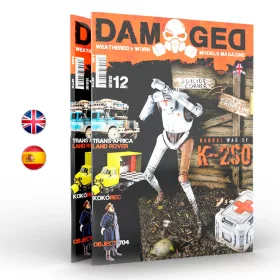   AK Interactive DAMAGED, Worn and Weathered Models Magazine - 12 (Spanish)