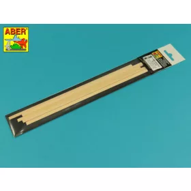 Aber Models Limewood slats 1,5 x 6 x 245mm x 7 pcs.
