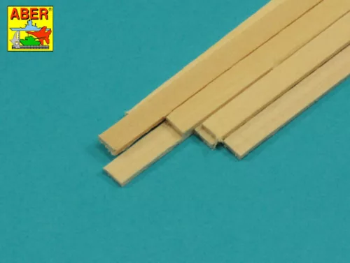 Aber Models Limewood slats 1,5 x 6 x 245mm x 7 pcs.
