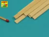 Aber Models Limewood slats 1,5 x 6 x 245mm x 7 pcs.
