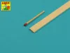 Aber Models Limewood slats 2 x 10 x 245mm x 7 pcs.