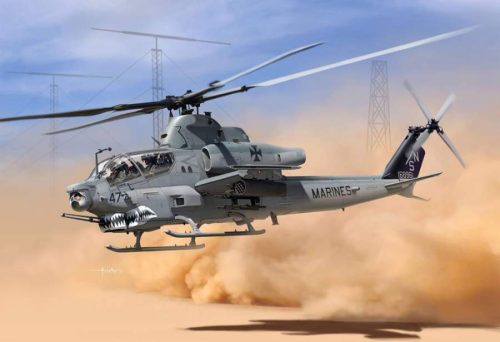 Academy 1:35 Bell AH-1Z Shark Mouth USMC 