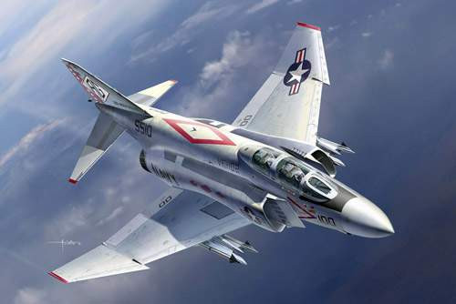 Academy 1:48 McDonnell-Douglas F-4J Phantom VF-102 Diamondbacks