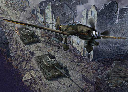 Academy 1:72 Junkers Ju 87G-2 & JS-2  ” Limited edition”