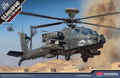 Academy 1:72 Hughes AH-64D Apache Block II Late Version helikopter makett