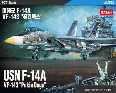 Academy 1:72 Grumman F-14A Tomcat VF-143 Pukin' Dogs