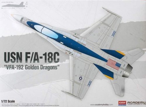 Academy 1:72 McDonnell-Douglas F/A-18C Hornet VFA-192 Golden Dragons