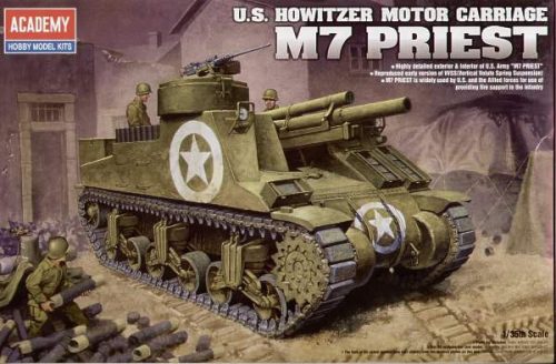 Academy 1:35 M7 Priest 105mm Howitzer Motor Carriage (Re-Release)