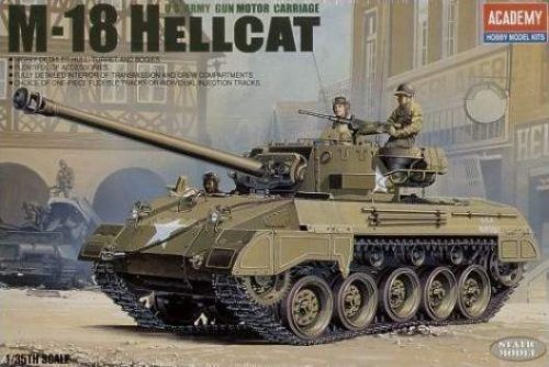 Academy 1:35 M18 Hellcat Tank Destroyer harcjármű makett