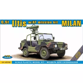 ACE 1:35 0,5t Iltis w/AT mission kit MILAN