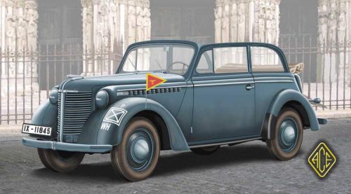 Ace Model 1:72 1938 Olympia Stabswagen (Staff Car) Cabriolet
