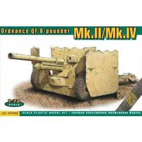 ACE 1:72 Ordnance QF 6-pounder Mk.II/Mk.IV