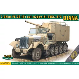 ACE 1:72 Sdkfz.6/3 DIANA 7,62cm FK.36 (R) auf mZgkw 5t