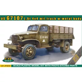 ACE 1:72 US G7107 1,5t 4x4 army truck w/metal body