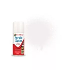 Humbrol HUMBROL ACRYLIC HOBBY SPRAY 150ML No 22 White Gloss