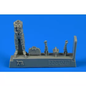   Aerobonus 1:72 US NAVY Pilot with bag-Vietna, War 1965- - 1973