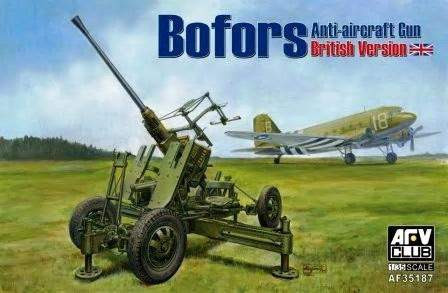 AFV-Club 1:35 British Vers.of Bofors 40mm MKIII AA Gun harcjármű makett