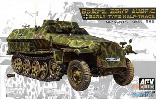 AFV-Club 1:35 Sd.Kfz.251/9/Ausf,C Early Type Half-Trac