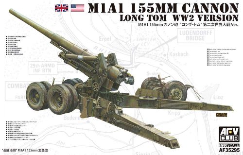 AFV-Club 1:35 M1A1 155mm Cannon Long Tom WW 2 Version