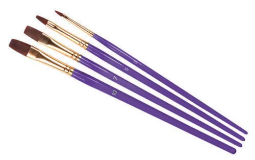 Humbrol Pinsel Set -flach 3,5,7,10