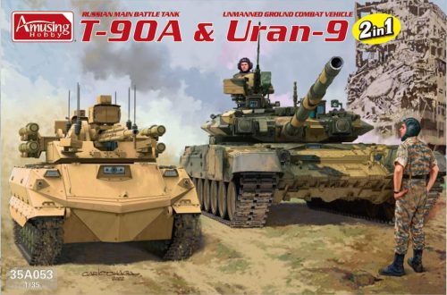 Amusing Hobby 1:35 Uran-9 & T-90A (2 in 1)