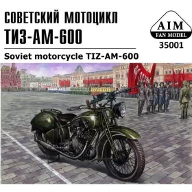 AIM -Fan Modell 1:35 TIZ-AM-600 Soviet motorcycle
