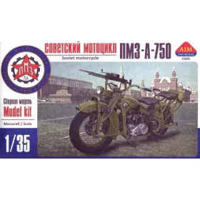 AIM -Fan Modell 1:35 PMZ-A-750 Soviet motorcycle