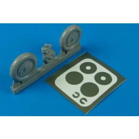 Aires 1:32 Messerschmitt Bf 109G Räder+Maskierfolie