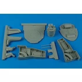 Aires 1:32 F8F-1 Bearcat wheel bay Für Trumpeter Bausatz