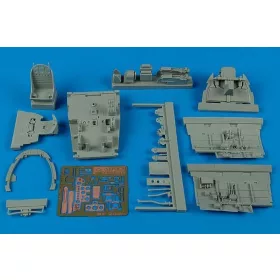  Aires 1:32 Nakajima Ki84 Hayate cockpit set für Hasegawa Bausatz