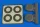 Aires 1:32 Spitfire Mk.IX wheels (covered) & paint masks for Tamiya
