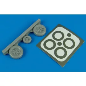   Aires 1:48 F-105 Thunderchief wheels & paint masks für Trumpeter Bausatz