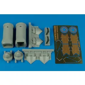 Aires 1:48 F-22A Raptor exhaust nozzles-opened (HAS