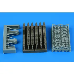 Aires 1:48 Mil Mi-8MT/Mi17 Hip pylons for AMK / Annetra