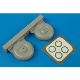 Aires 1:72 Lancaster wheels & paint masks for Revell kit