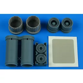 Aires 1:72 F-14D Tomcat exhasut nozzles - opened for Tamiya