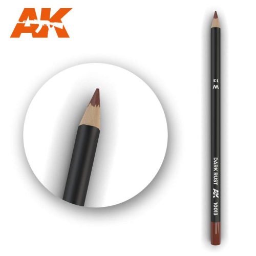 Sötét rozsda színű akvarell ceruza - Watercolor Pencil Dark Rust